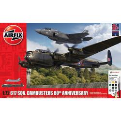 1:72 Airfix 50191 Dambusters 80th Anniversary 617 Sqn. - F-35B and Avro Lancaster - Gift Set Plastic kit