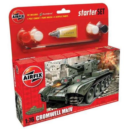 Airfix Cromwell Mkiv Tank Starter Set Modelbouwpakket