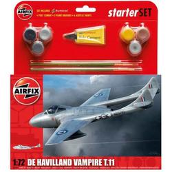 Airfix De Havilland Vampire T11 Starter Set Modelbouwpakket