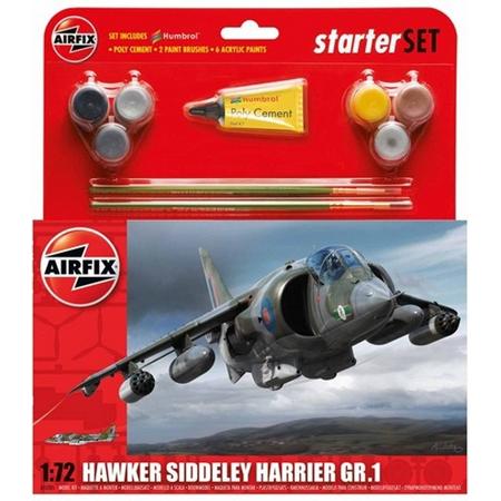 Airfix Hawker Harrier Gr1 Starter Set Modelbouwpakket