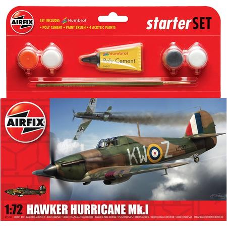 Airfix Hawker Hurricane Mki Starter Set Modelbouwpakket