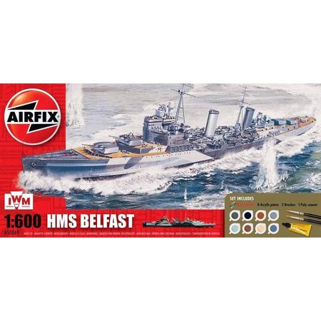 Airfix Hms Belfast Gift Set Modelbouwpakket