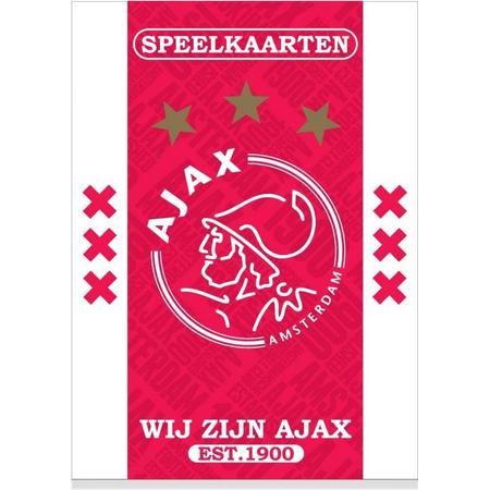 Speelkaarten ajax wit/rood/wit est 1900