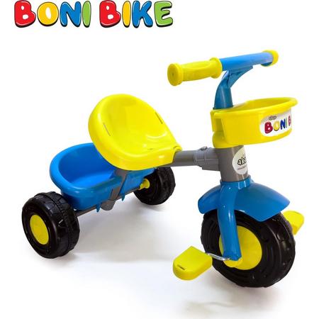 Akar Toys - Bonibike - 3 Wieler / Driewieler / Loopfiets / Driewieler Loopfiets - Geel