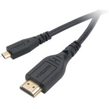 Akasa 1.5m High Speed HDMI HDMI kabel 1,5 m HDMI Type A (Standard) HDMI Type D (Micro) Zwart