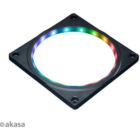 Akasa 12cm Addressable RGB Fan Frame (ASUS Aura, MSI Mystic Light Sync, Gigabyte Fusion, ASRock Cert.)