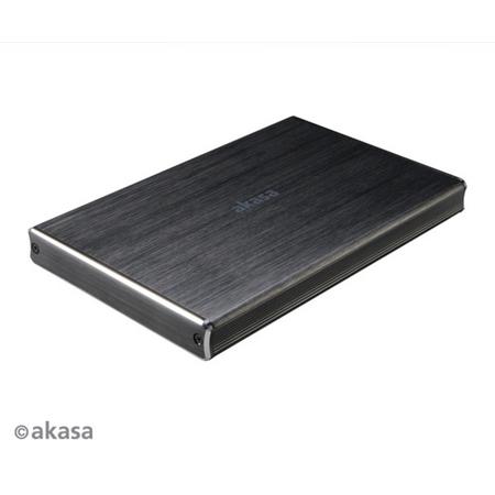 Akasa Noir 2SX, USB 3.1 brushed aluminium enclosure for 2.5 SATA HDD/SSD, USB3.1 Gen2 Type C