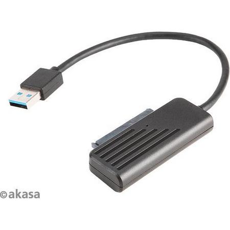 Akasa USB A 3.1 Gen1 Adapter kabel voor 2,5 SATA SSD & HDD , 0,2m , *USBC , *SATA