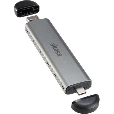 M.2 SATA / NVMe SSD naar USB 3.1 Gen 2 aluminium behuizing