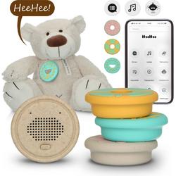 Alecto HeeHee met Knuffelbeer - Baby Spraak Button - Maak van je Knuffel een Interactief Vriendje