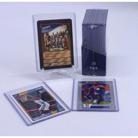 Toploaders Pokemon Kaarten - 25 stuks - 3x4 Formaat - Speelkaarten Sleeve - Kaarthouder - TCG - Transparant - Toploader