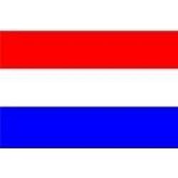 Nederlandse vlag, rood/wit/blauw, 70 x 100 cm