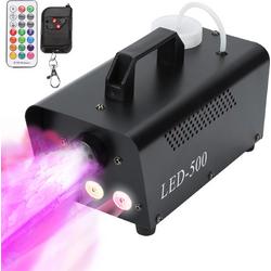 Rookmachine Mistmachine draadloze afstandsbediening 500W Fogger RGB Mistmachine Haze Effect LED