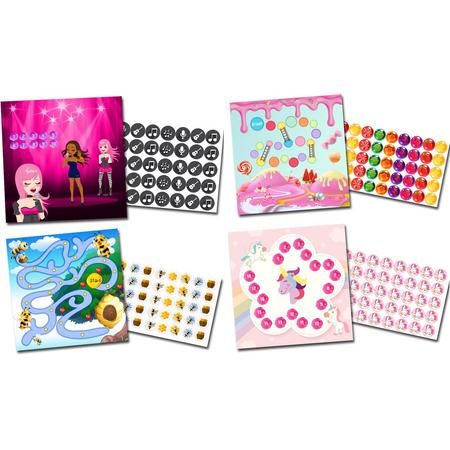 Beloningssysteem met stickers voor Meisjes - Complete Set - Belonen met stickers werkt!