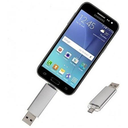 Android OTG usb stick zilver 32GB