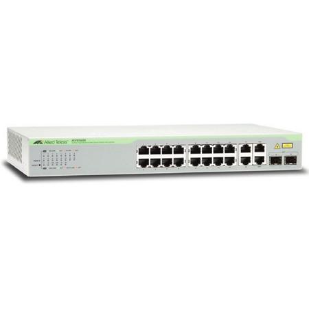 Allied Telesis AT-FS750/20-50 Managed network switch Fast Ethernet (10/100) 1U Grijs