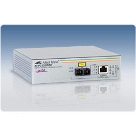 Allied Telesis AT-PC232/POE 100Mbit/s 1310nm netwerk media converter