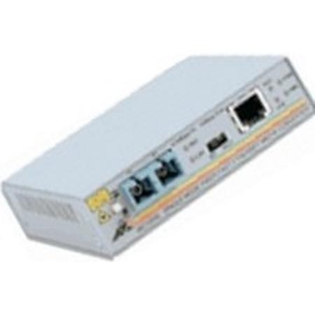 Allied Telesis UTP to single-mode (40km) fibre 100Mbit/s netwerk media converter