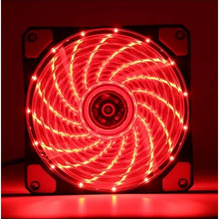 Dc Brvshless - Pc Ventilator 120 - mm rood licht