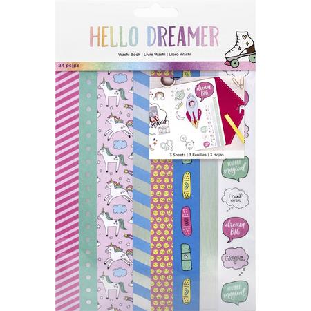 American Crafts - Hello Dreamer WashiBook - 24 stuks