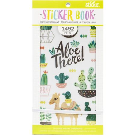 American Crafts - Sticko Stickerboek - Succulent - 1492stuks