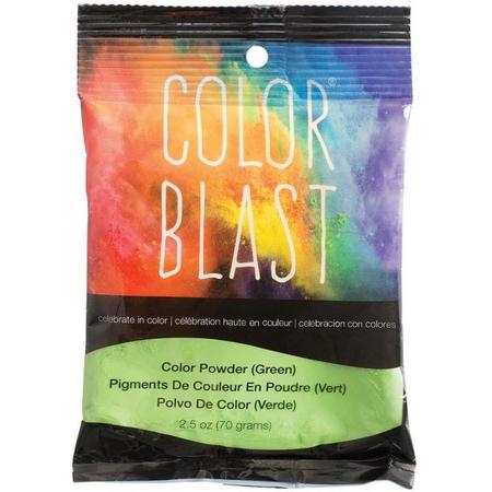 Color Blast - Kleurpoeder colorrun - Groen - zakje 70gram