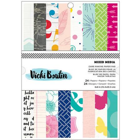 Vicky Boutin - Papierblok Enkelzijdig - MixedMedia - 15x20cm