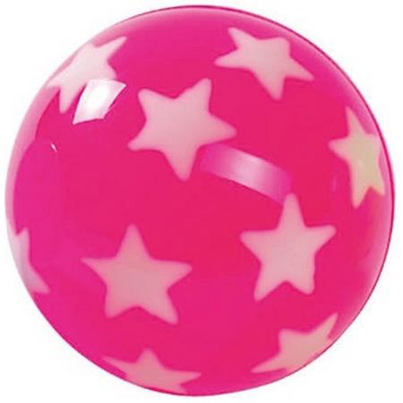 Amigo Stuiterbal sterren: 45 mm roze