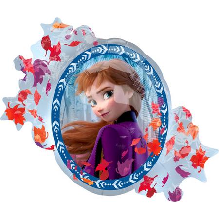 Amscan - Disney Frozen - Elsa - Anna - Folie ballon - Helium Ballon - 76 x 66 Cm - Leeg - 1 Stuks