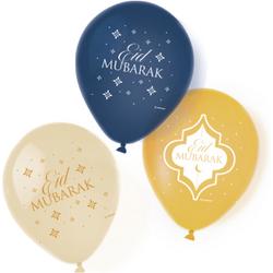 Eid Mubarak ballonnen Suikerfeest 27,5 Cm 6 Stuks