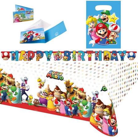 Super Mario Verjaardag Versiering Pakket small