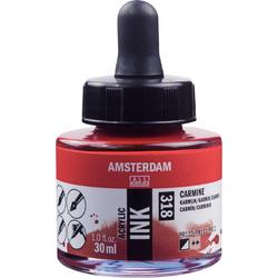 Amsterdam Acrylic Ink Fles 30 ml Karmijn 318