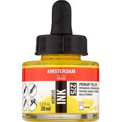 Amsterdam Acrylic Ink Fles 30 ml Primairgeel 275