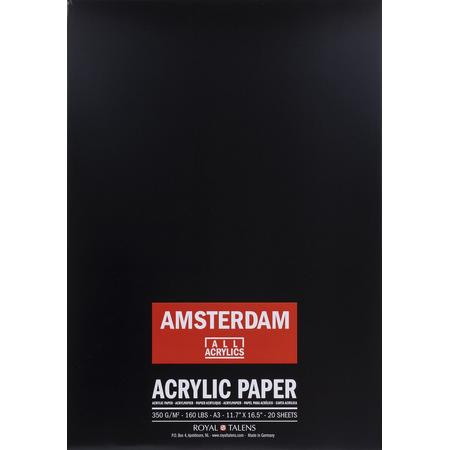 Amsterdam Acrylpapier A3 - 42 x 29.7 cm - 370 g - 20 vellen - FSCM70
