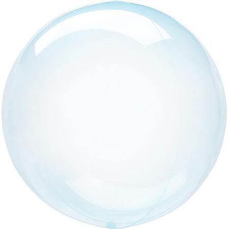 Anagram Folieballon Clearz Petite Crystal 30 Cm Transparant Blauw