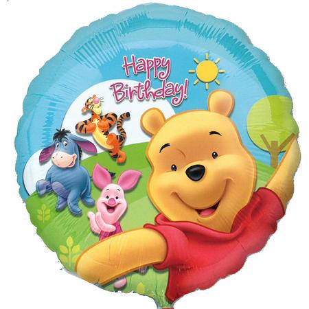 Disney Winnie the Pooh and friends, Happy birthday - folieballon