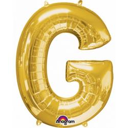 Letter G ballon goud 86 cm