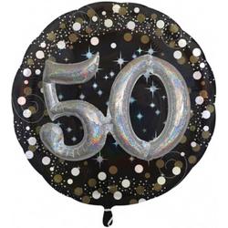Multi Sparkling Birthday 50 ballon