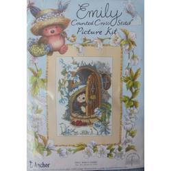 Emily Counted Cross Stitch Borduurpakket Whos there EM02