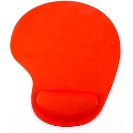 Muismat Met Polsbescherming - Oranje - Anti slip - Mousepad - Gaming
