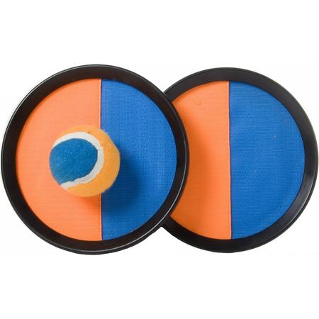 Catch Ball set - Scratch super grip - Oranje/Blauw