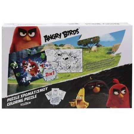 Angry Brids 2-zijdige Puzzel Angry Birds 24 Stukjes