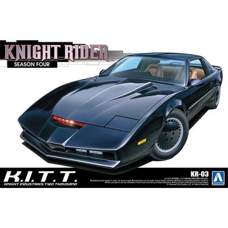 1:24 Aoshima 06377 Knight Rider K.I.T.T. Car - Season Four Plastic kit