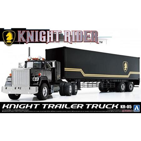 1:28 Aoshima 06379 Knight Rider Knight Trailer Truck Plastic kit