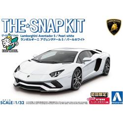 1:32 Aoshima 06345 Lamborghini Aventador S - Pearl White Plastic kit