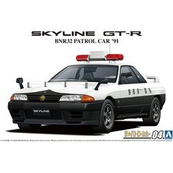 Aoshima 1:24 Nissan BNR34 Skyline GT-R Patrol Car 99