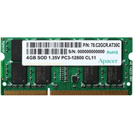 Apacer DS.04G2K.KAM 4GB DDR3 SO-DIMM PC3-12800, CL11