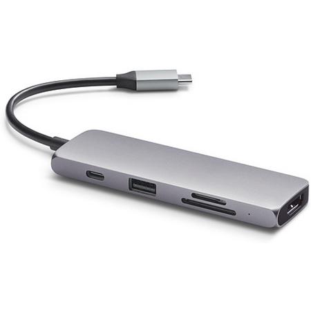 Satechi aluminium USB-C-naar-multipoort-Pro-adapter
