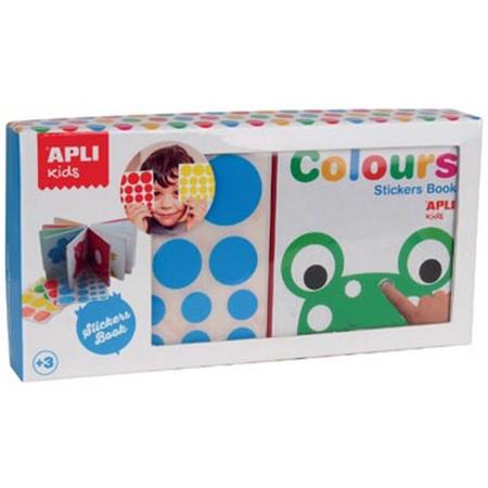 Apli Kids Mijn eerste boek met stickers thema kleuren