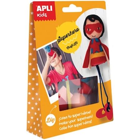 Apli Kids creatieve kit schuimrubber superheld op blister